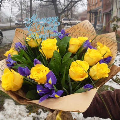 Для мамы ИРИС И РОЗЫ